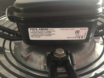 aspiratie Ziehl FN 063-6EK.4I.V7P1, Ø 630 mm, 870 rpm
